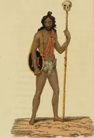 An illustration from Asiatic costumes; a series of forty-four coloured engravings, from designs taken from life: with a description to each subject / By Captain Smith, 44th Regiment. (1828)