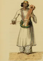 An illustration from Asiatic costumes; a series of forty-four coloured engravings, from designs taken from life: with a description to each subject / By Captain Smith, 44th Regiment. (1828)