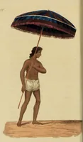 An illustration from Asiatic costumes; a series of forty-four coloured engravings, from designs taken from life: with a description to each subject / By Captain Smith, 44th Regiment. (1828)