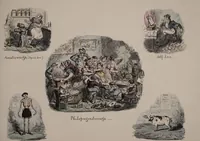 An illustration from Phrenological illustrations, or An artist's view of the craniological system of Doctors Gall and Spurzheim / by George Cruikshank. (1873)