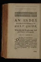 An illustration from The English physitians guide: or a holy-guide, leading the way to know all things past, present and to come : to resolve all manner of questions, viz. of pleasure, long-life, health, youth, blessednes, wisdome and vertue ... and teaching the way to change, cure and remedy all diseases ... / By J[ohn] H[eydon] Gent. (1662)