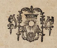 An illustration from Delarvatio tincturae philosophorum, das ist: kurtze und einfältige Erklährung des lapidis Benedicti. Worinnen die hieroglyphica Nomina Philosophorum obscura, welche die Philosophi aenigmatisch beschrieben, klar und deutlich gemachet / durch einen der wahren Philosophie Liebhabern entdecket und erkläret, der in der Wahrheit genuine Feuer-Arbeit liebet, und da es wohl heissen mag: Aut hic, aut nusquam. [Anon]. (1769)