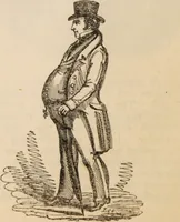 An illustration from The confessional ... An analysis of the causes and cure of melancholy, nervousness, mental and physical debility, arising from ill health, worldly anxiety ... To which is added an essay on corpulency-obesity ... A sketch of choice in marriage, phrenologically considered ... and a few comments on drunkenness / [Robert James Culverwell]. (1841)