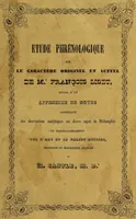 An illustration from Etude phrenologique sur le caractère originel et actuel de Mr. François Liszt : suivie d'un appendice de notes contenant des observations analytiques sur divers sujets de la philosophie et particulièrement sur l'art et le talent musical / traduite du manuscrit anglais de M. Castle, M.D. (1847)