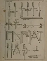 An illustration from Description abregée des principaux arts et metiers et des instrumens qui leurs sont propres. Le tout détaillée par figures / [Anon]. (1743)