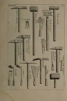 An illustration from Description abregée des principaux arts et metiers et des instrumens qui leurs sont propres. Le tout détaillée par figures / [Anon]. (1743)