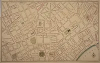 An illustration from London and Westminster improved, illustrated by plans : to which is prefixed, a discourse on publick magnificence; with observations on the state of arts and artists in this kingdom, wherein the study of the polite arts is recommended as necessary to a liberal education: concluded by some proposals relative to places not laid down in the plans / By John Gwynn. (1766)