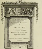 Picture 17 of 56 from Dr. Sulzers Abgekürtze Geschichte der Insecten. Nach dem Linaeischen System / [Johann Heinrich Sulzer]. (1776), leaf 309