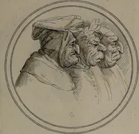 Picture 13 of 46 from Recueil de testes de caractère et de charges / dessinées par Leonard de Vinci ... et gravées par M. le C. de C. [i.e. le comte de Caylus]. (1730), leaf 49