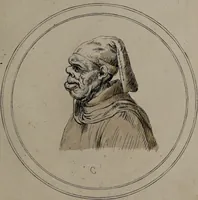 Picture 14 of 46 from Recueil de testes de caractère et de charges / dessinées par Leonard de Vinci ... et gravées par M. le C. de C. [i.e. le comte de Caylus]. (1730), leaf 49