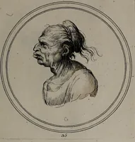 Picture 24 of 46 from Recueil de testes de caractère et de charges / dessinées par Leonard de Vinci ... et gravées par M. le C. de C. [i.e. le comte de Caylus]. (1730), leaf 65