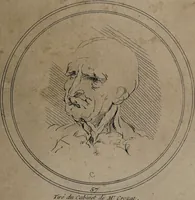 Picture 42 of 46 from Recueil de testes de caractère et de charges / dessinées par Leonard de Vinci ... et gravées par M. le C. de C. [i.e. le comte de Caylus]. (1730), leaf 89