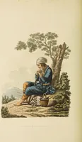 An illustration from The costume of the hereditary states of the House of Austria : displayed in fifty coloured engravings / with descriptions, and an introduction [in English and French]. Translated by R.C. Dallas. (1804)