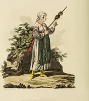 Picture 49 of 50 from The costume of the hereditary states of the House of Austria : displayed in fifty coloured engravings / with descriptions, and an introduction [in English and French]. Translated by R.C. Dallas. (1804), leaf 230