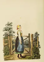 Picture 7 of 50 from The costume of the hereditary states of the House of Austria : displayed in fifty coloured engravings / with descriptions, and an introduction [in English and French]. Translated by R.C. Dallas. (1804), leaf 62