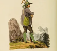 Picture 11 of 50 from The costume of the hereditary states of the House of Austria : displayed in fifty coloured engravings / with descriptions, and an introduction [in English and French]. Translated by R.C. Dallas. (1804), leaf 78
