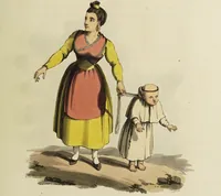 An illustration from Sketches of the country, character, and costume, in Portugal and Spain, made during the campaign, and on the route of the British army, in 1808 and 1809 / Engraved and coloured from the drawings by the Rev. William Bradford ... ; with incidental illustration, and appropriate descriptions, of each subject. (1809)