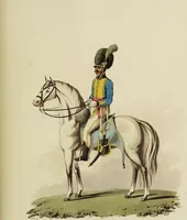 An illustration from Sketches of the country, character, and costume, in Portugal and Spain, made during the campaign, and on the route of the British army, in 1808 and 1809 / Engraved and coloured from the drawings by the Rev. William Bradford ... ; with incidental illustration, and appropriate descriptions, of each subject. (1809)