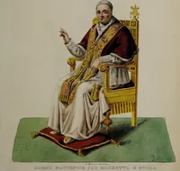 An illustration from Raccolta dei principali costumi religiosi e militari della corte pontificia, disegnati ... / da S. Marroni. (1840)