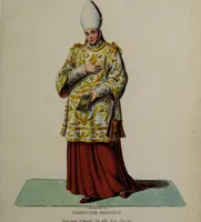 Picture 8 of 36 from Raccolta dei principali costumi religiosi e militari della corte pontificia, disegnati ... / da S. Marroni. (1840), leaf 19