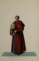 Picture 19 of 36 from Raccolta dei principali costumi religiosi e militari della corte pontificia, disegnati ... / da S. Marroni. (1840), leaf 41