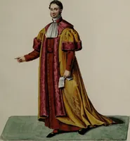 Picture 21 of 36 from Raccolta dei principali costumi religiosi e militari della corte pontificia, disegnati ... / da S. Marroni. (1840), leaf 45
