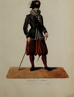Picture 32 of 36 from Raccolta dei principali costumi religiosi e militari della corte pontificia, disegnati ... / da S. Marroni. (1840), leaf 67