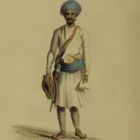 Picture 21 of 56 from The costume of Hindostan, elucidated by sixty coloured engravings / with descriptions in English and French, taken in the years 1798 and 1799. By Balt. Solvyns, of Calcutta. (1804), leaf 104