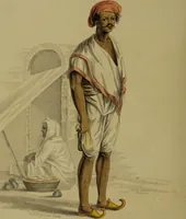 Picture 16 of 56 from The costume of Hindostan, elucidated by sixty coloured engravings / with descriptions in English and French, taken in the years 1798 and 1799. By Balt. Solvyns, of Calcutta. (1804), leaf 80
