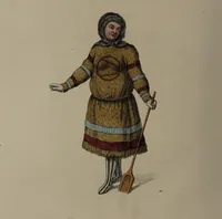 An illustration from The costume of the Russian Empire, illustrated by a series of seventy-three engravings / With descriptions in English and French. (1803)