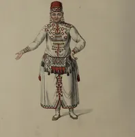 An illustration from The costume of the Russian Empire, illustrated by a series of seventy-three engravings / With descriptions in English and French. (1803)