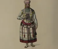 Picture 13 of 60 from The costume of the Russian Empire, illustrated by a series of seventy-three engravings / With descriptions in English and French. (1803), leaf 84