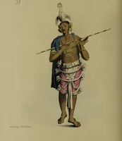 An illustration from The costume of Indostan, elucidated by sixty coloured engravings; with descriptions in English and French, taken in the years 1798 and 1799 / By Balt. Solvyns. (1804)