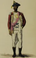 An illustration from The costume of Indostan, elucidated by sixty coloured engravings; with descriptions in English and French, taken in the years 1798 and 1799 / By Balt. Solvyns. (1804)