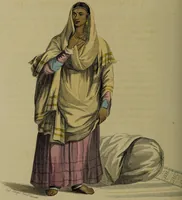 An illustration from The costume of Indostan, elucidated by sixty coloured engravings; with descriptions in English and French, taken in the years 1798 and 1799 / By Balt. Solvyns. (1804)