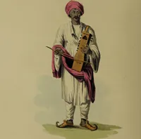 An illustration from The costume of Indostan, elucidated by sixty coloured engravings; with descriptions in English and French, taken in the years 1798 and 1799 / By Balt. Solvyns. (1804)