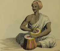An illustration from The costume of Indostan, elucidated by sixty coloured engravings; with descriptions in English and French, taken in the years 1798 and 1799 / By Balt. Solvyns. (1804)