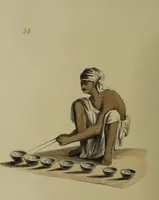 Picture 45 of 50 from The costume of Indostan, elucidated by sixty coloured engravings; with descriptions in English and French, taken in the years 1798 and 1799 / By Balt. Solvyns. (1804), leaf 230