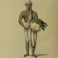 Picture 47 of 50 from The costume of Indostan, elucidated by sixty coloured engravings; with descriptions in English and French, taken in the years 1798 and 1799 / By Balt. Solvyns. (1804), leaf 242