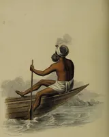 An illustration from The costume of Indostan, elucidated by sixty coloured engravings; with descriptions in English and French, taken in the years 1798 and 1799 / By Balt. Solvyns. (1804)