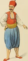 An illustration from The costume of Turkey / illustrated by a series of engravings; with descriptions in English and French. (1802)