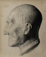An illustration from Atlas der Cranioscopie, oder, Abbildungen der Schaedel- und Antlitzformen beruehmter oder sonst merkwuerdiger Personen / von Carl Gustav Carus. (1843)