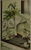 An illustration from The Chinese opium smoker. Twelve illustrations; facsimiles of native drawings / with a translation of the original Chinese text accompanying them, and appendices. (1881)
