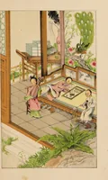 An illustration from The Chinese opium smoker : Twelve coloured illustrations showing the ruin which our opium trade with China is bringing upon that country. (1875)