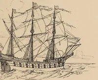 An illustration from The story of Sir Walter Ralegh : and A day in a tobacco factory / by Joseph Hatton ; illustrated by John Wallace. (1893)