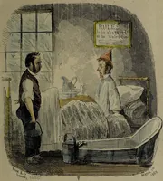 An illustration from Pleasures of the water cure / by a patient who has been well drench'd and wrench'd and restored to health. (1860)