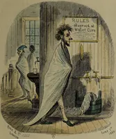 Picture 4 of 13 from Pleasures of the water cure / by a patient who has been well drench'd and wrench'd and restored to health. (1860), leaf 5