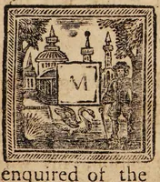An illustration from The compleat wizzard; being a collection of authentic and entertaining narratives of the real existence and appearance of ghosts, demons, and spectres: together with several wonderful instances of the effects of witchcraft, etc. To which is prefixed; an account of haunted houses. (1770)