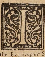 Picture 2 of 5 from A history of the ridiculous extravagancies of Monsieur Oufle / occasioned by his reading books treating of magick, the black art, dæmoniacks, conjurers, of elves, fairies, of dreams, the philosopher's-stone, judicial astrology, with notes containing a multitude of quotations out of those books, which have either caused such extravagant imaginations, or may serve to cure them. Written originally in French, by the Abbot B-----, and now tr. into English. (1711), leaf 13