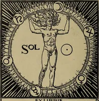 An illustration from Herrn Georgii von Welling Opus mago-cabbalisticum et theosophicum. Darinnen der Ursprung, Natur, Eigenschafften und Gebrauch des Saltzes, Schwefels und Mercurii, in dreyen Theilen beschrieben, und nebst sehr vielen sonderbahren mathematischen, theosophischen, magischen und mystischen Materien, auch die Erzeugung der Metallen und Mineralien, aus dem Grunde der Natur erwiesen wird; samt dem Haupt-Schlüssel des gantzen Wercks, und vielen curieusen mago-cabbalistischen Figuren : Deme noch beygefüget: ein Tractätlein von der Göttlichen Weissheit; und ein besonderer Anhang etlicher sehr rar- und kostbahrer chymischer Piecen / Nunmehro das erstemahl also zusammen zum Druck befördert von einem Liebhaber Göttlicher und natürlicher Geheimnüsse [C.S]. (1735)